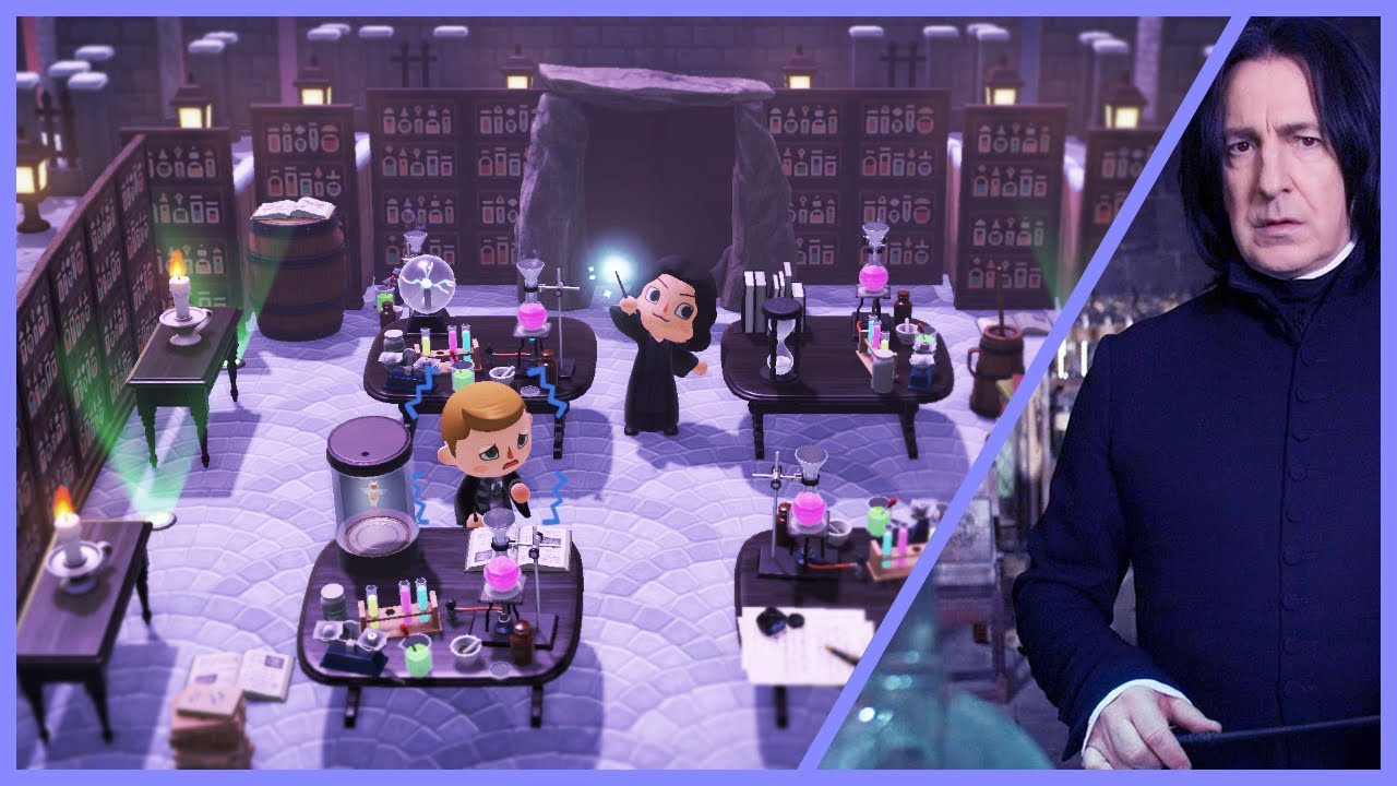 ⚗️모동숲 | 섬 꾸미기 | 해리포터 스네이프 교수님의 마법의 물약 수업 교실을 함께 꾸며봐요⚗️