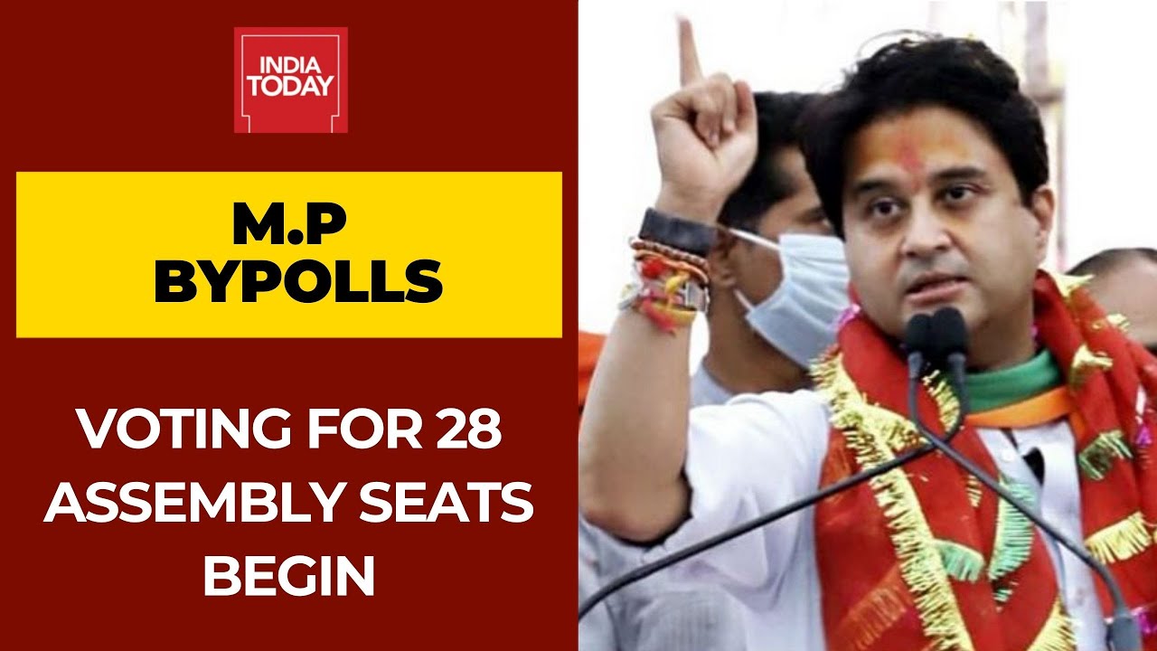 Voting For Bypolls In 28 Assembly Seats In Madhya Pradesh Begins