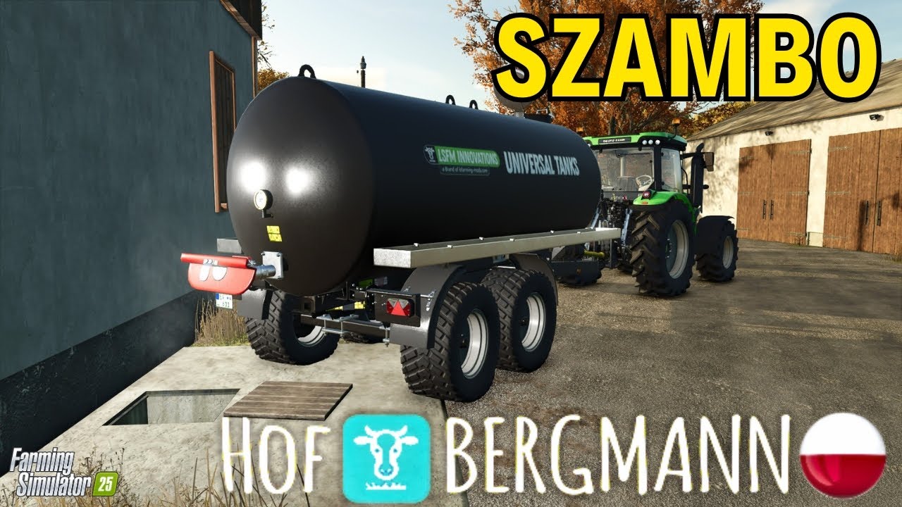 HOF BERGMANN do FS25 - WYW&Oacute;Z SZAMBA OD SĄSIAD&Oacute;W ☆ #8