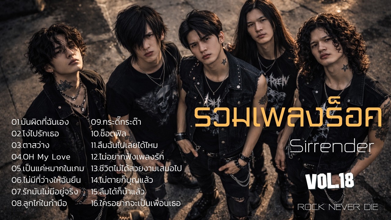 รวมเพลงร็อคไม่มีวันตายเพราะๆ ในสไตล์ Emo Rock, Punk Rock, Post-Hardcore [Rock Never Die Vol.18]