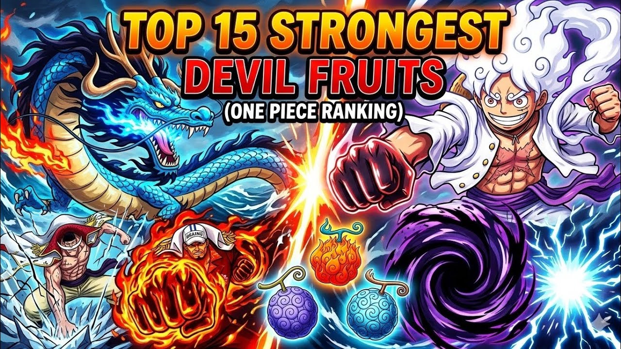 Top 15 Strongest Devil Fruits in Onepiece