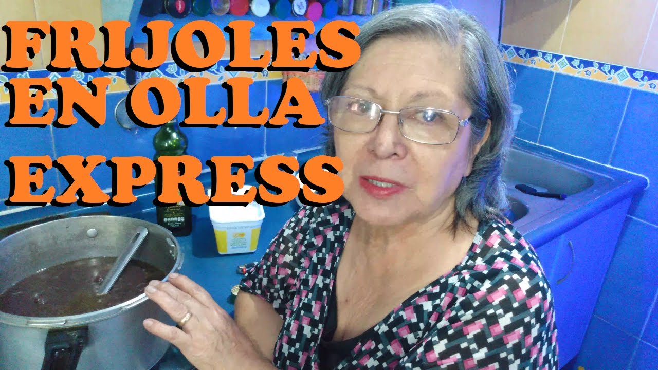 Como hacer frijoles negros en Olla Express. Aprende a usar la Olla Express sin riesgos