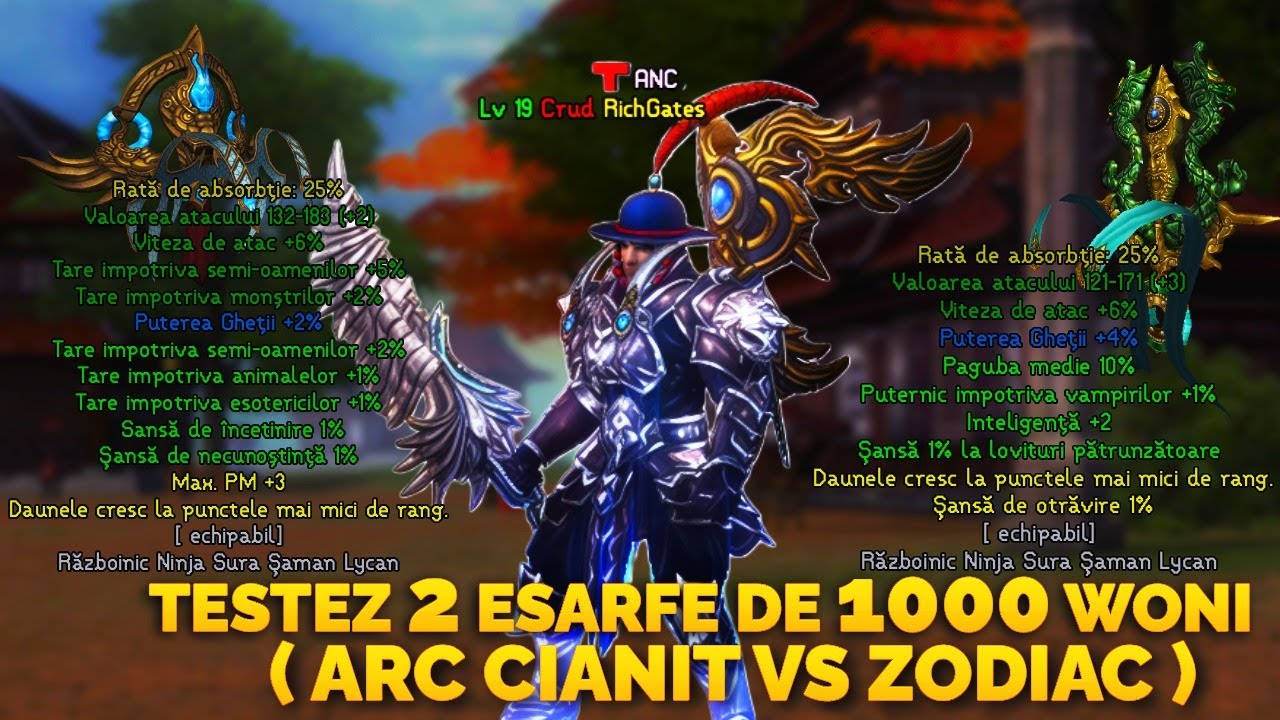 TESTEZ ESARFE IN VALOARE DE 1000 WONI PE WAR-UL DE NIVEL MIC : METIN2RO