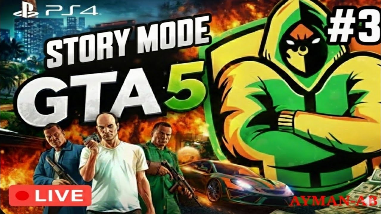 Grand Theft Auto V STORY MODE {GTA V} #3 🔴LIVE STREAM