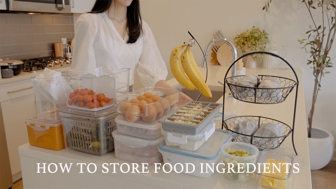Как хранить пищевые ингредиенты | KARAAGE | Kimchi fried rice | Домашняя кухня Японии vlog