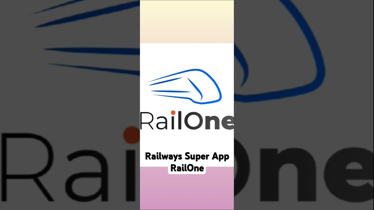 Indian Railways All in One Super App - RailOne Features #shorts #indianrailways #railone #superapp