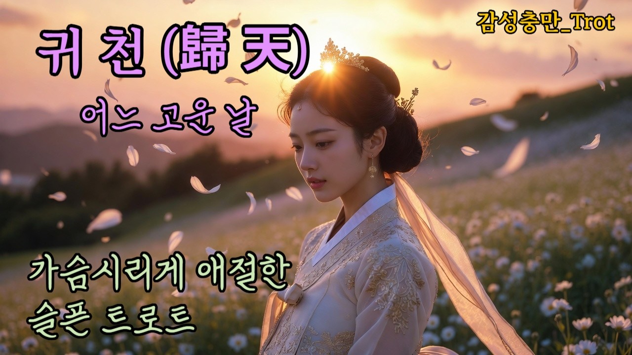 가슴 시리게 애절한 슬픈 트로트_귀천(歸天)_어느 고운 날 #트로트 #k-trot #감성트로트 #애절한노래 #슬픈노래 #슬픈트로트