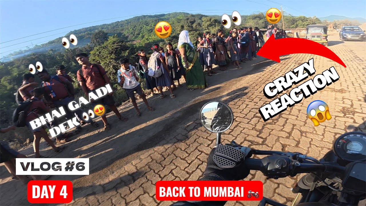 VLOG #6 / DAY 4 / BACK TO MUMBAI🔥🏍️