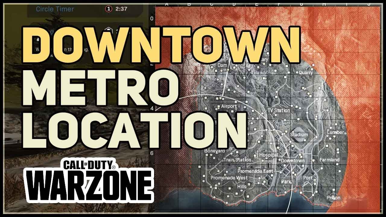 Downtown Metro Location Call of Duty Warzone