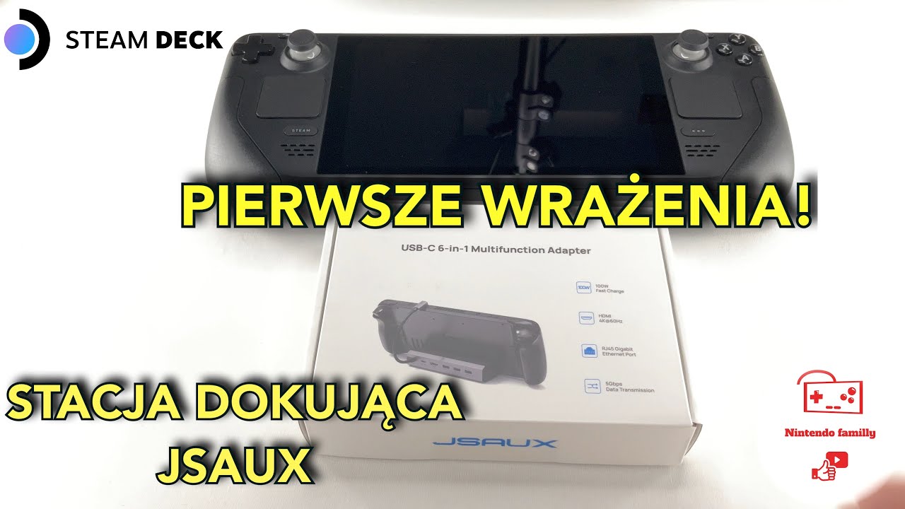 Первые впечатления от док-станции JSAUX Steam Deck #steamdeck