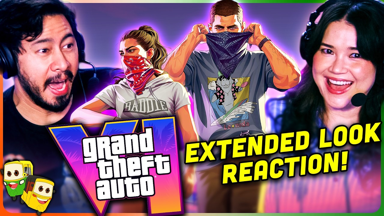 РЕАКЦИЯ на расширенный обзор GRAND THEFT AUTO VI! | GTA VI | Выглядит ПОТРЯСАЮЩЕ! | Rockstar Games