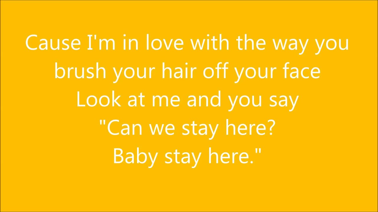 Stay Here - The Vamps Lyrics