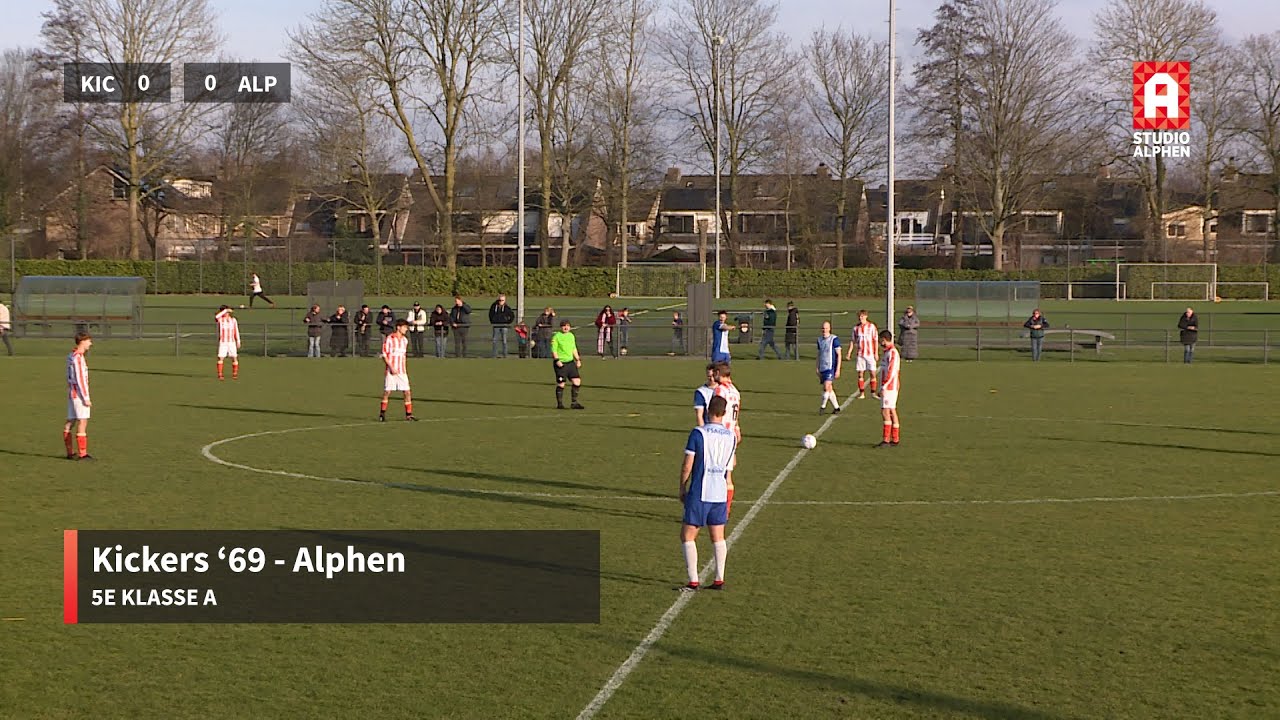 Samenvatting Kickers '69 - AVV Alphen (zaterdag 17 januari 2026)