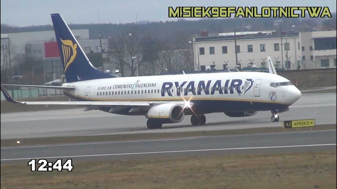 Departure From Gdańsk | Wylot z Gdańska (EPGD, GDN) - Boeing 738 (05.01.2013)