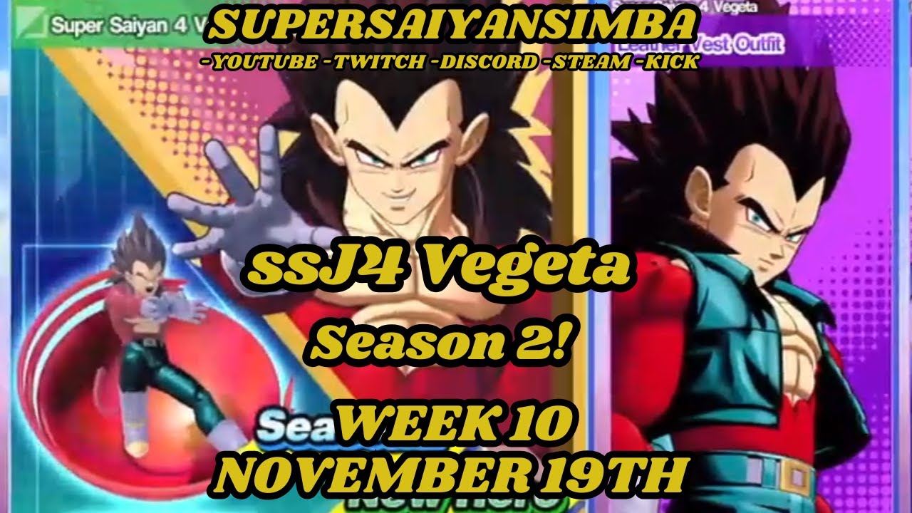Week 10! SSj4 Vegeta Season 2! Gekishin Squadra #gekishinsquadra#supersaiyansimba#dragonball