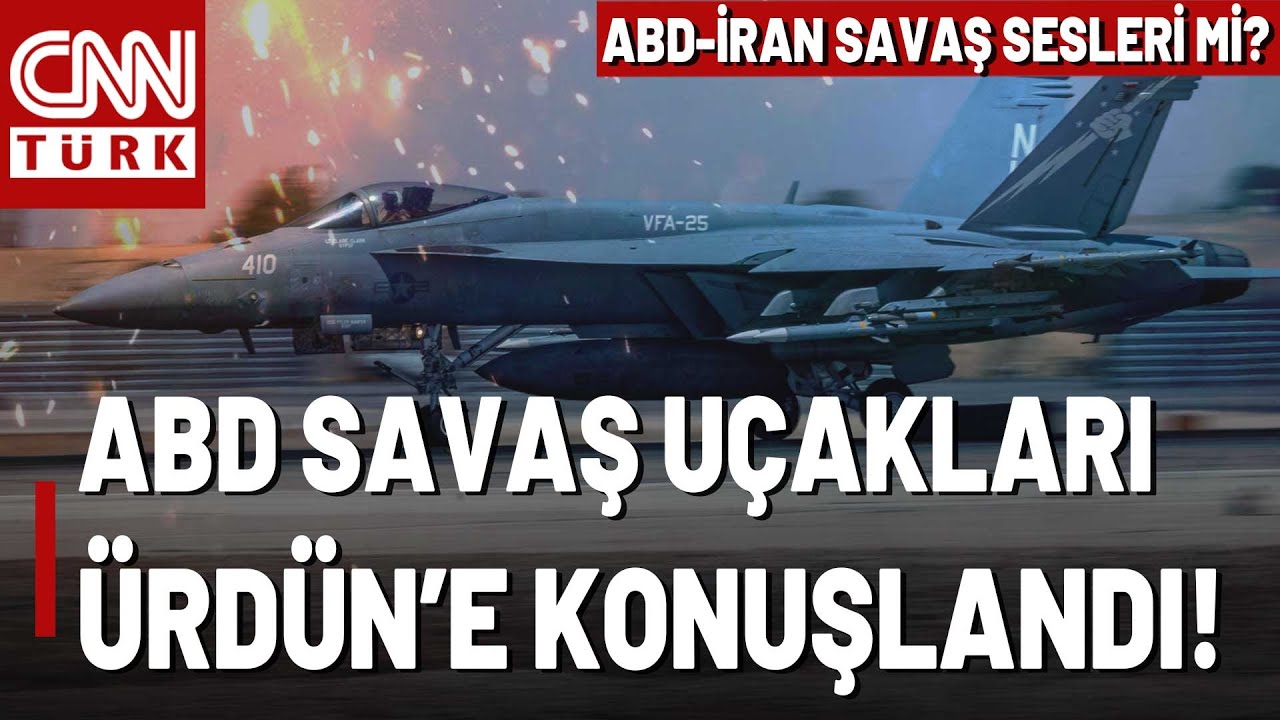 ABD Orta Doğu'ya Yığınak Yaptı! ABD Ürdün'deki Üste Savaş Uçakları Konuşlandırdı!