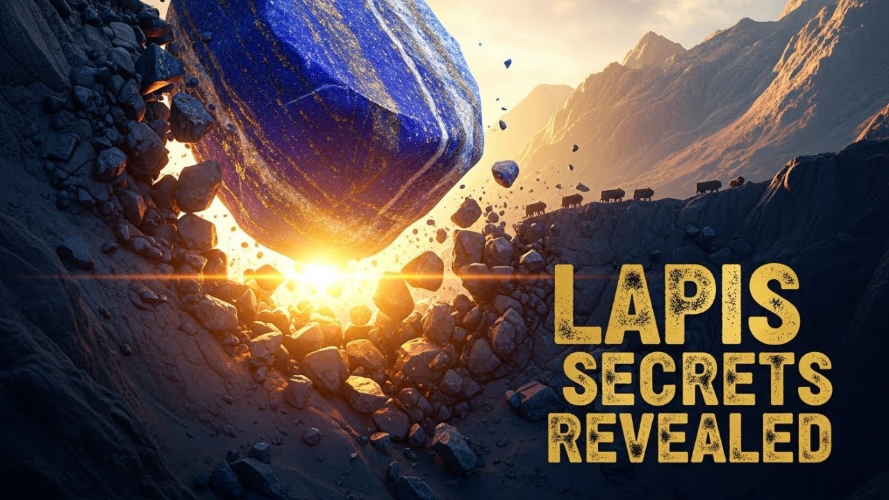 From Afghan Caves to Jewel Boxes: Lapis Secrets Unveiled. #gemology 