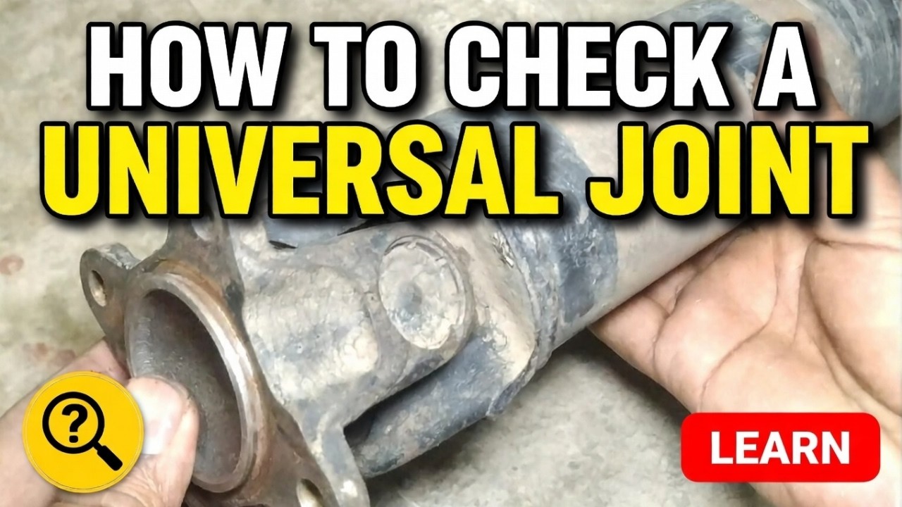 How to check a universal joint like a pro! #car #repair #howto #DIY #FYI #ujoint