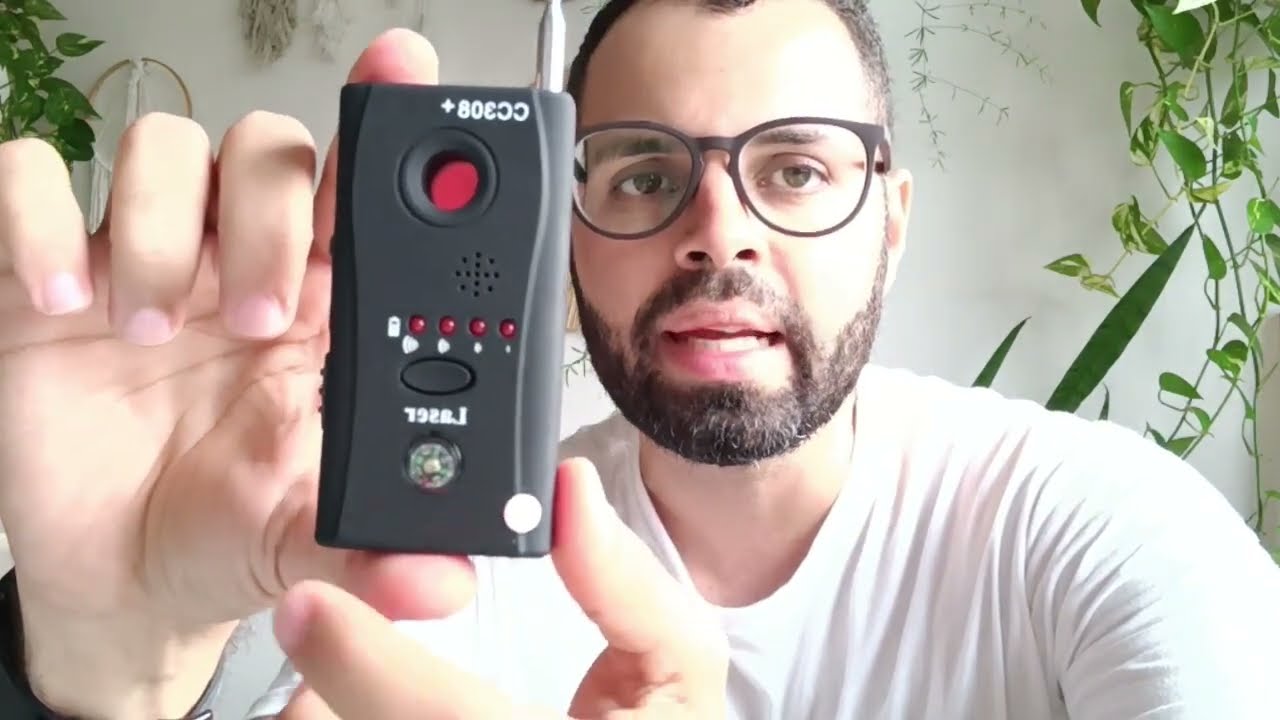 Rastreador e Detector de  Escuta e Câmera escondida em quartos e objetos