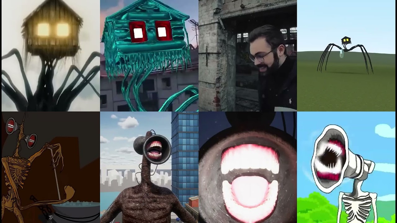 Head houce vs siren head coffin dance ( cover ) #sirenhead #coffindance 