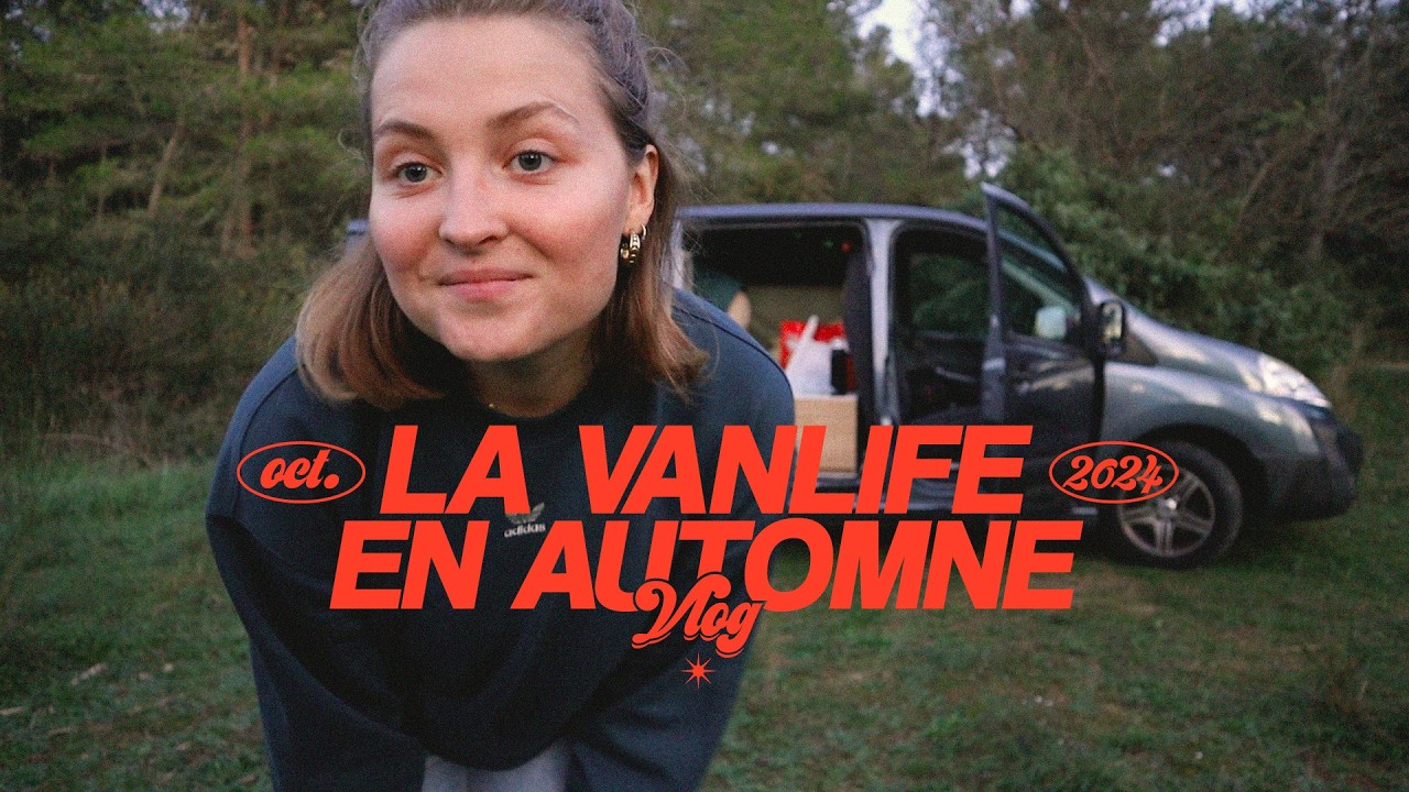 vlog VANLIFE en AUTOMNE | douche chaude sous 12°C et beauté sauvage des Alpilles 🚐🍂❄️