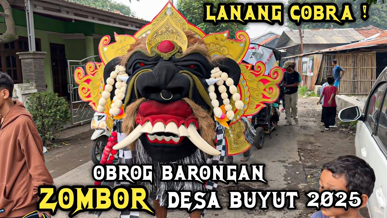 LANANG COBRA Versi Obrog Barongan ZOMBOR Desa Buyut 2025 ❗️