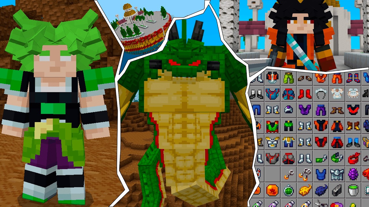 SIM!! ATUALIZOU DRAGON BALL EVOLUTION e SUPEROU TODAS EXPECTATIVAS para o MINECRAFT PE 26.0