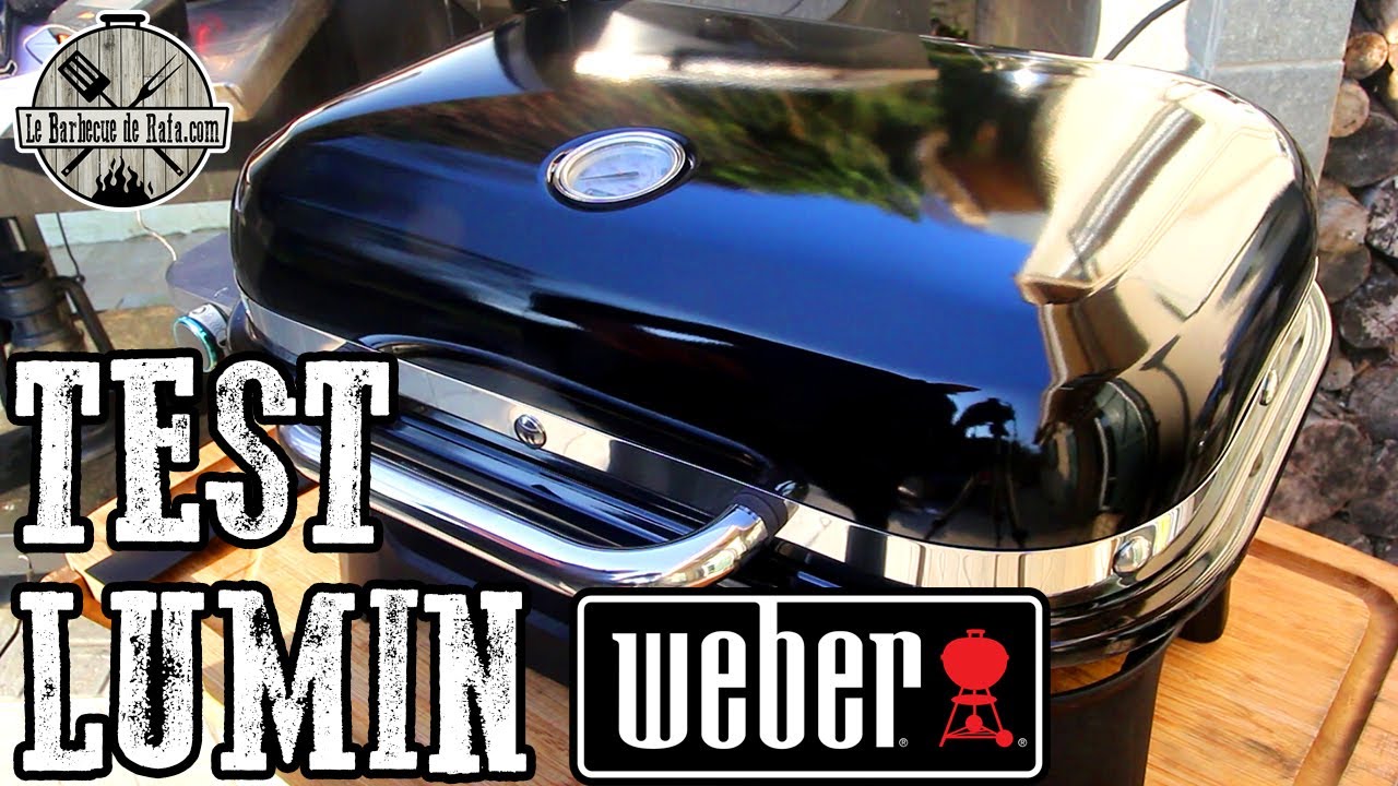 Test et Avis du Barbecue Electrique Lumin de chez Weber 🔌🔥