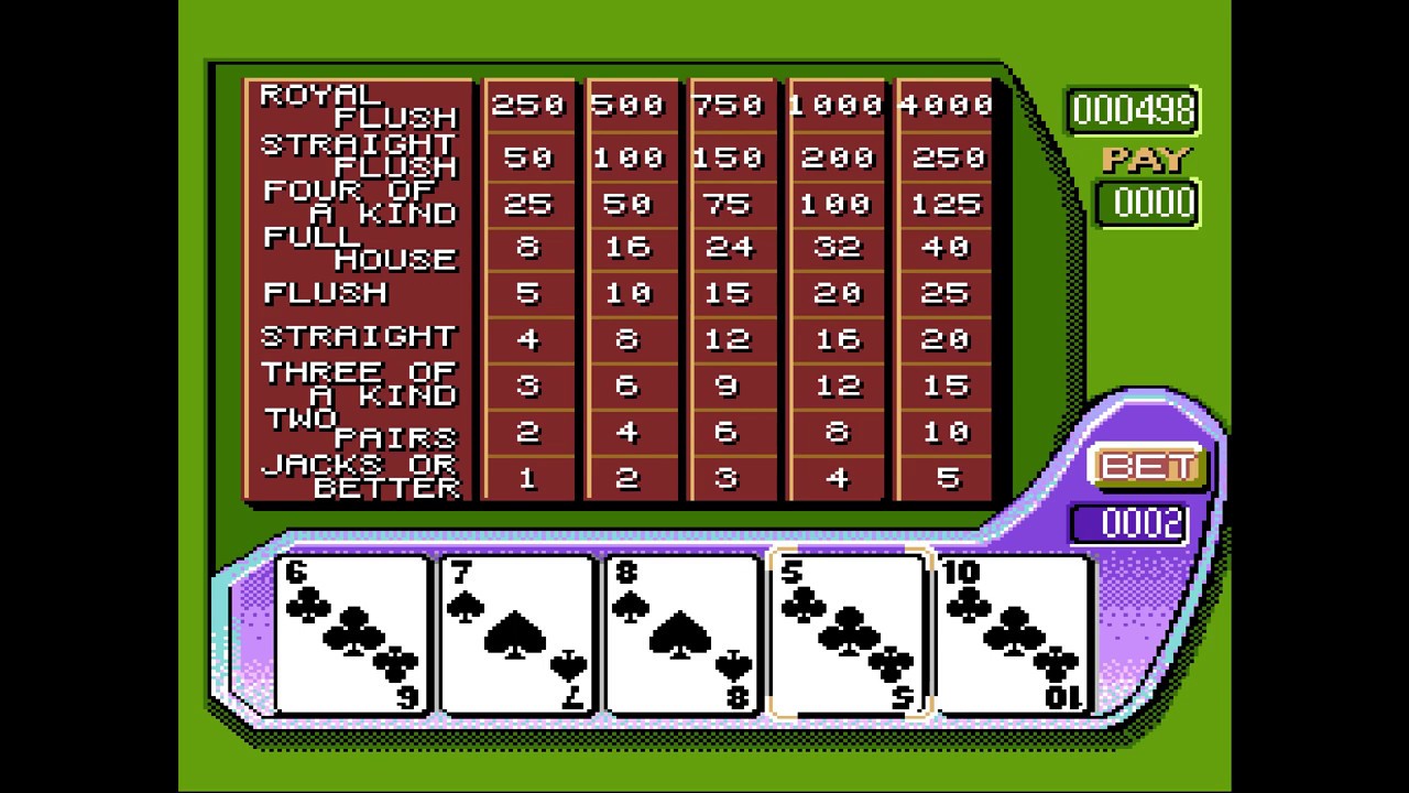[MAME] Vs Maxx 6-in-1 Casino / Senario Card & Casino Games (c)Senario