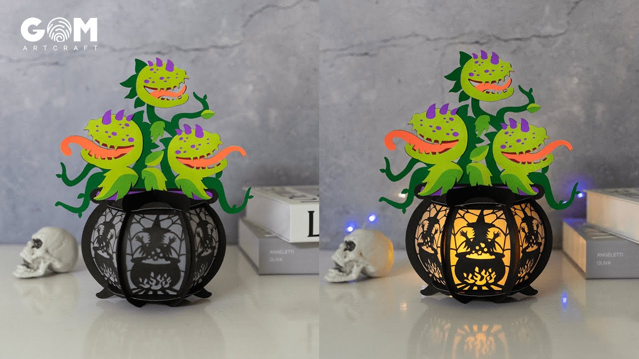 How To Make Cauldron Witch Lanterns - DIY Lanterns For Halloween Decoration