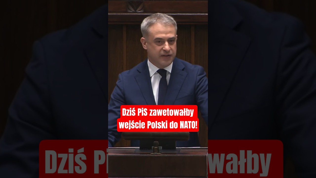 PIS ZAWETOWAŁBY WEJŚCIE POLSKI DO NATO!  #lewica #sejm #polityka #senat #polska #nato