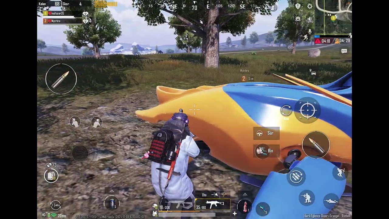 Eşimle Pubg oynuyoruz 36 - çift oyun - 2. Elde şov yaptık