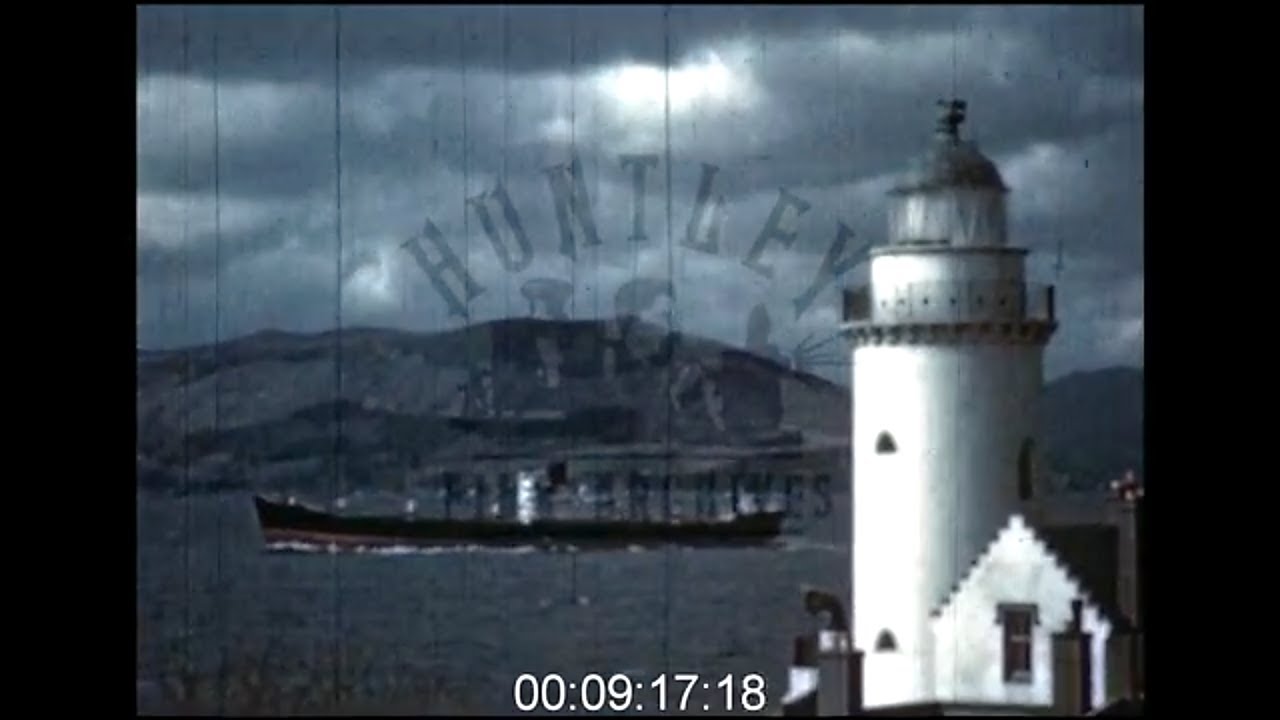 Clyde Docks and Harbours, Scotland, 1940s - Film 1001219