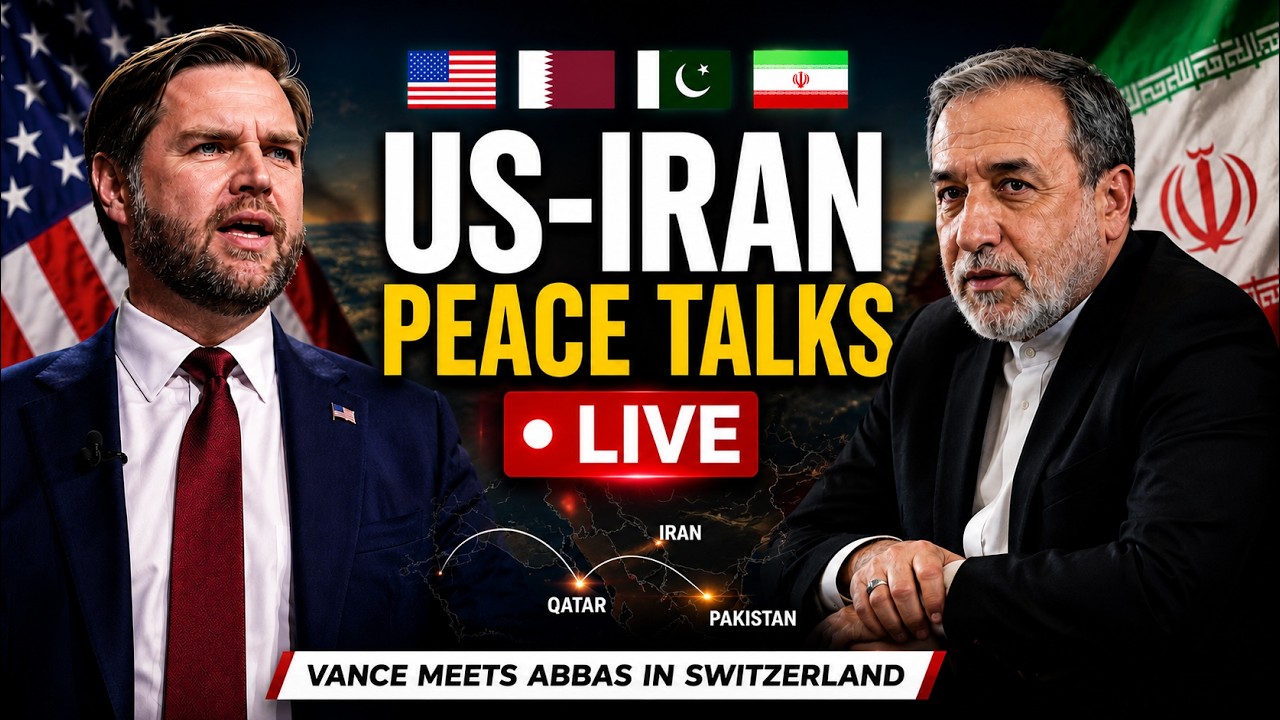 LIVE: US-Iran Peace Talks In Switzerland | Vance Meets Pakistan PM Shehbaz Sharif Ahead Of Talks