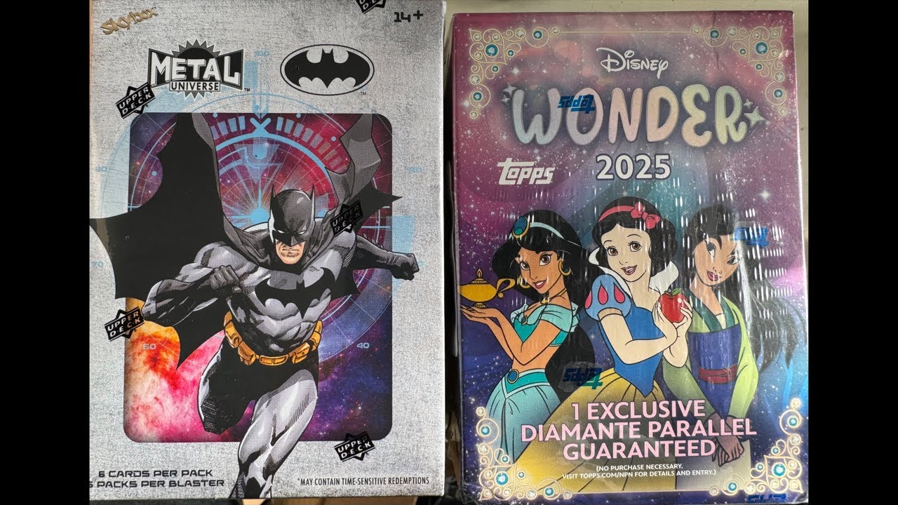 Trading Card Unboxing Livestream: DC Comics & Disney! February 5th 2026