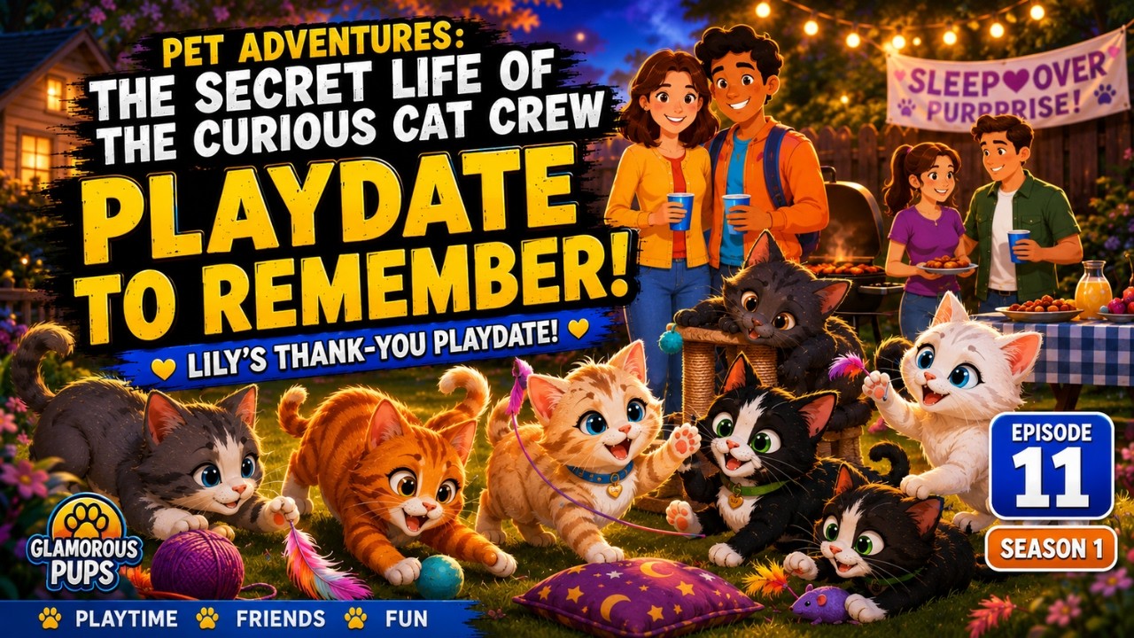 A Playdate to Remember - E11 S1 - Secret Life of the Curious Cat Crew