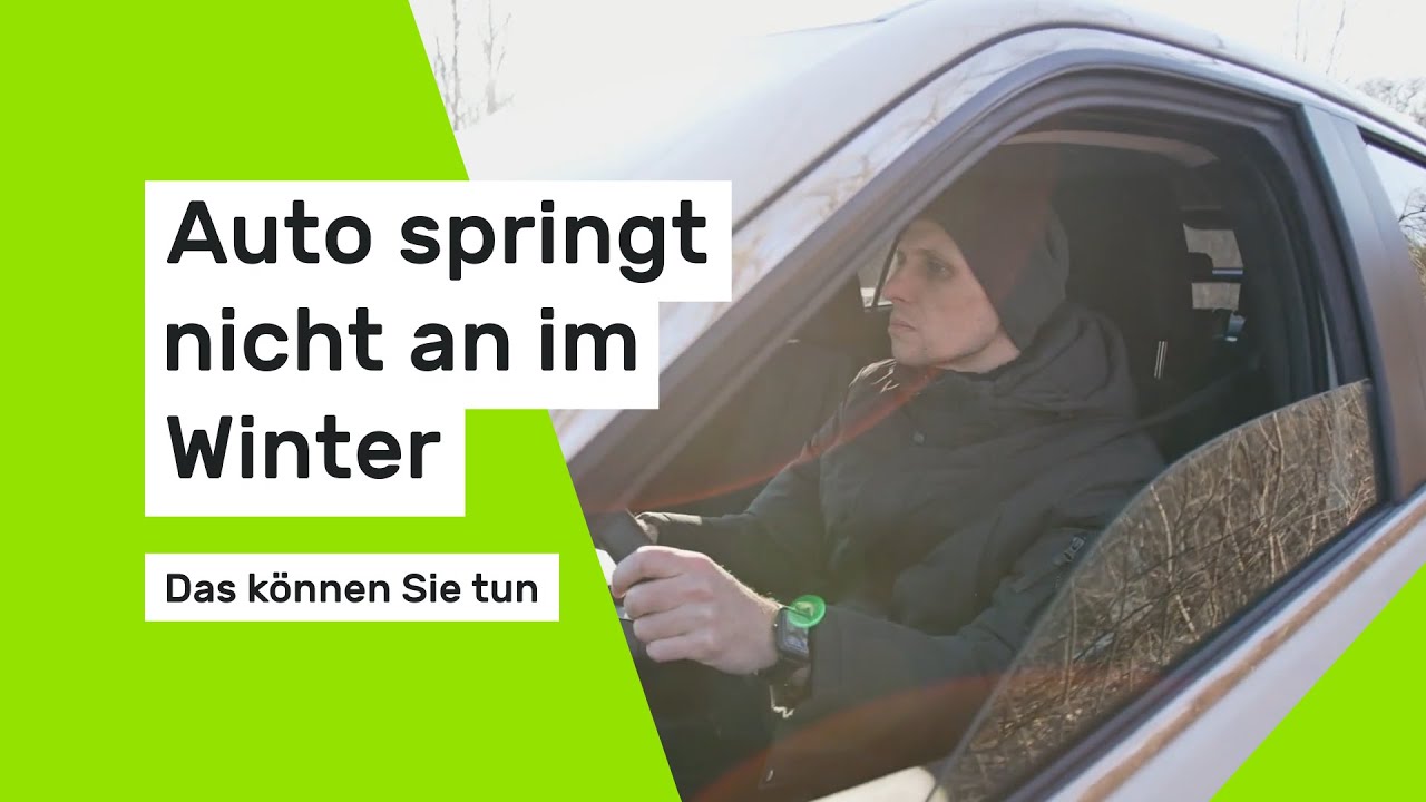Auto springt nicht an im Winter: Das können Sie tun