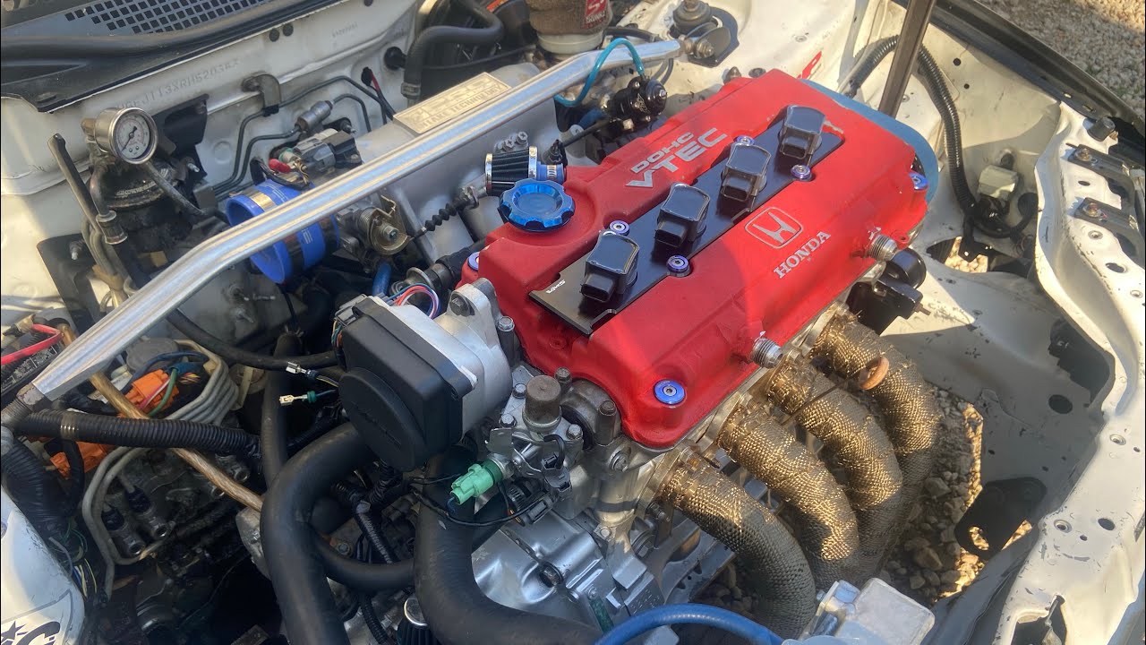Burton racing coil on plug install on b20v