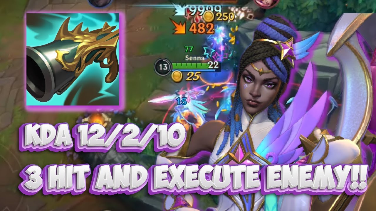 EXECUTOR SENNA IS CRAZY!! Star Guardian Senna gameplay // wild rift (build+runes)