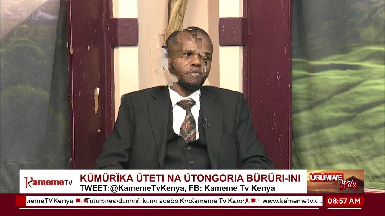 Kumurika uteti na utongoria bururi-ini #UrumweWitu