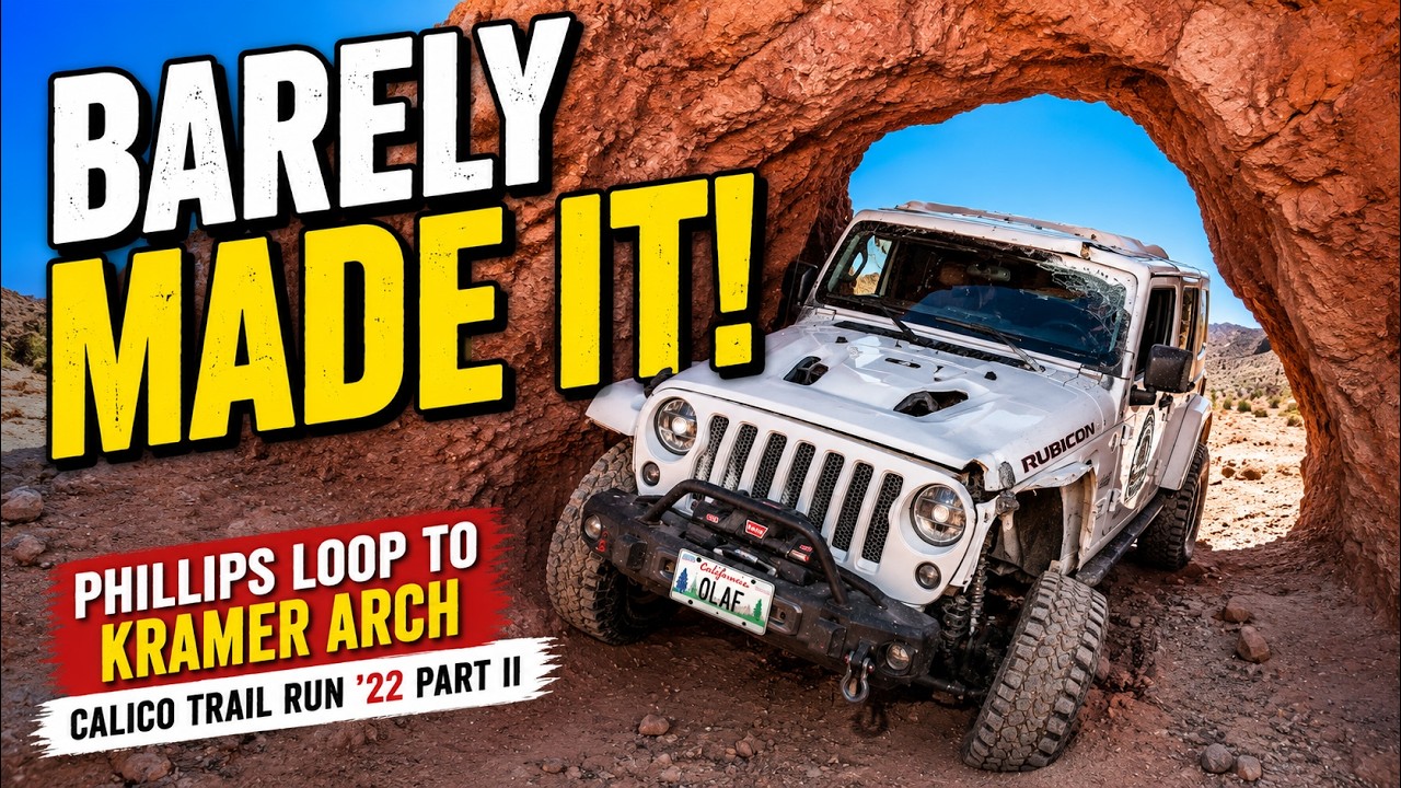 Phillips Loop from Bismarck Mine to Kramer Arch - Calico Trail Run '22 Part II
