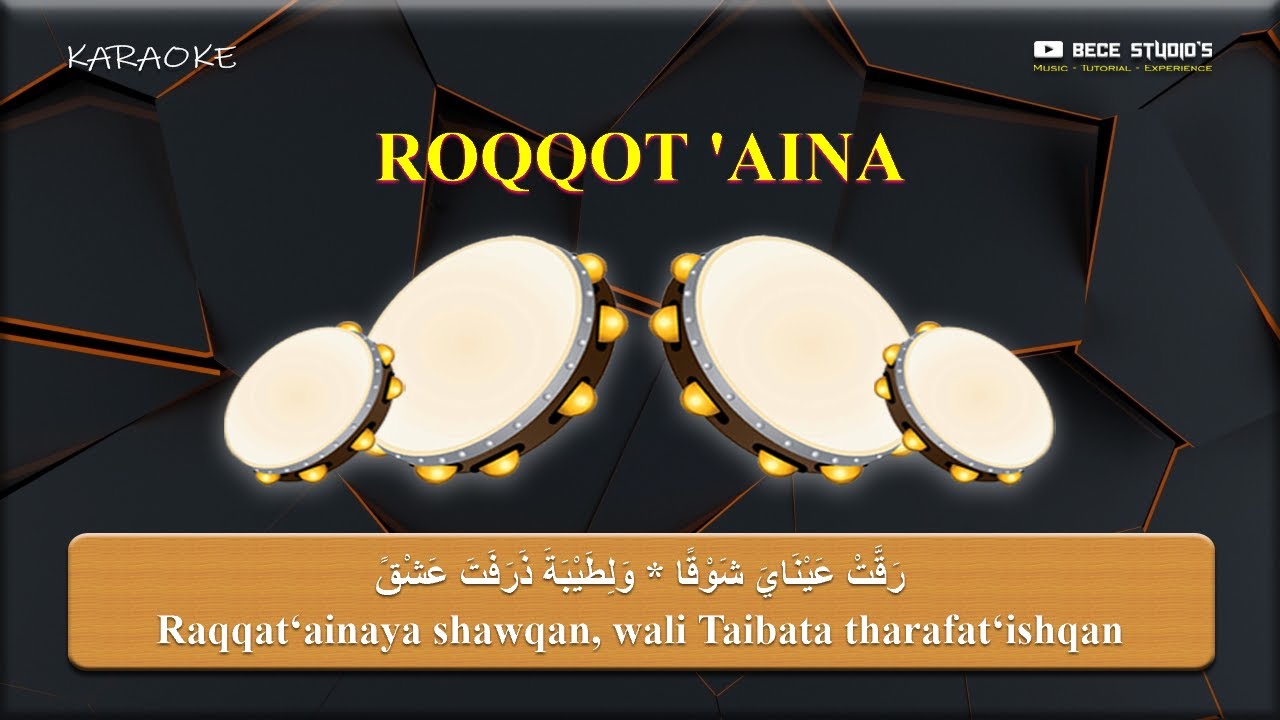 Karaoke Banjari || Roqqot 'Aina (Lirik)