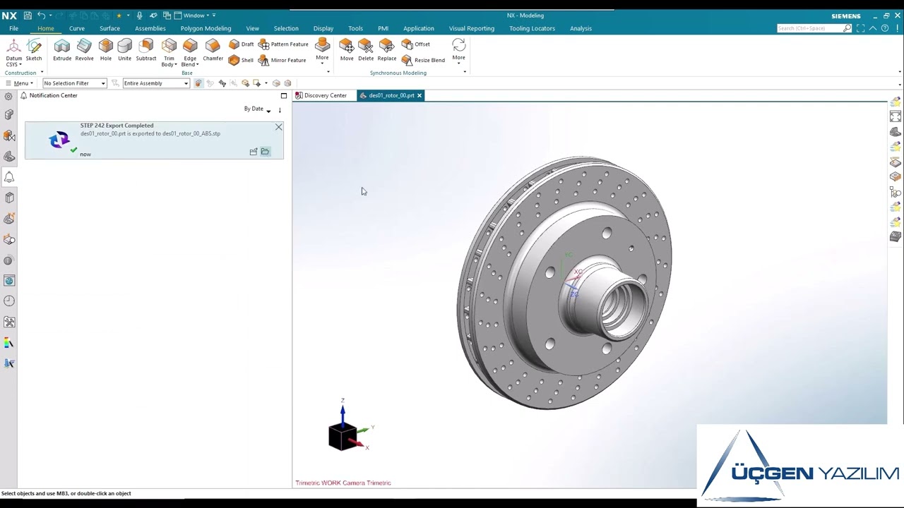 NX2406 CAD YENİLİKLERİ - V4 S17 Export STEP242