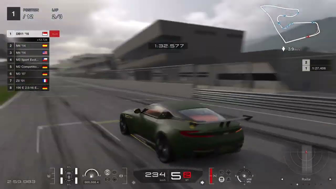 Gran Turismo 7 - Aston Martin DB11 '16 Fully Tuned in Red Bull Ring Gameplay (PS5 Pro - 60 FPS)