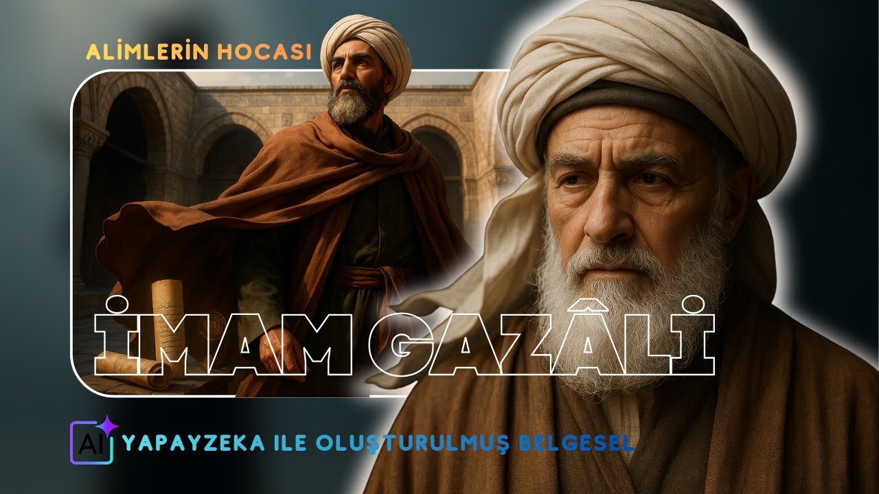 ALİMLERİN HOCASI ''İMAM GAZALİ'' / YAPAYZEKA İLE OLUŞTURULMUŞ BELGESEL.