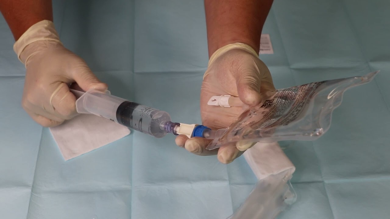 Remplissage du diffuseur souple NeoPump® | Cas d’un médicament non cytotoxique | Asept InMed