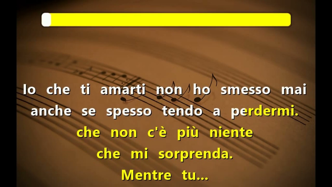 Sei sempre meraviglia Modà karaoke