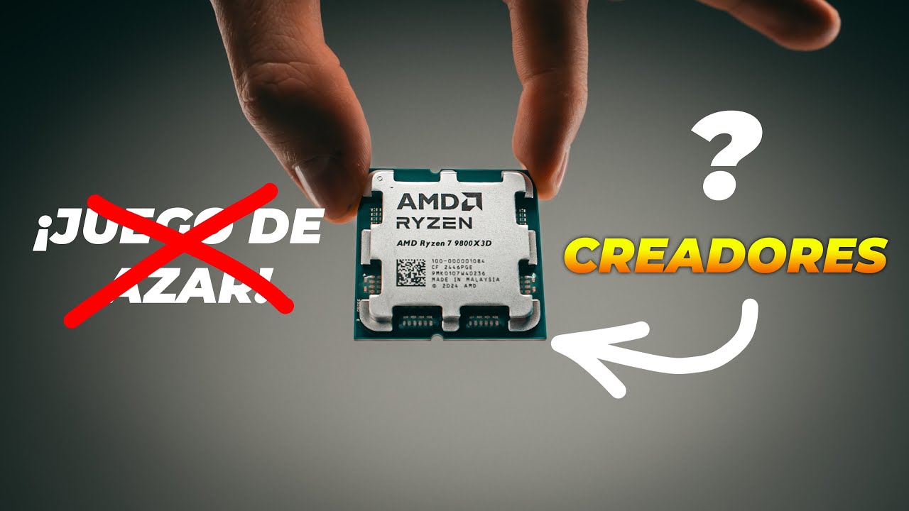 La mejor CPU para juegos, pero ¿para creadores? - Análisis del AMD Ryzen 9800x3D