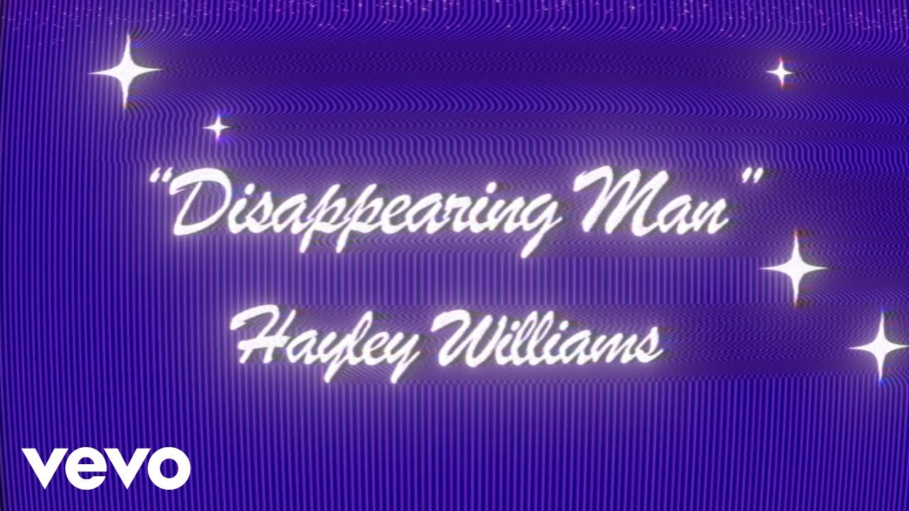 Hayley Williams - Disappearing Man (Official Karaoke Lyric Video)
