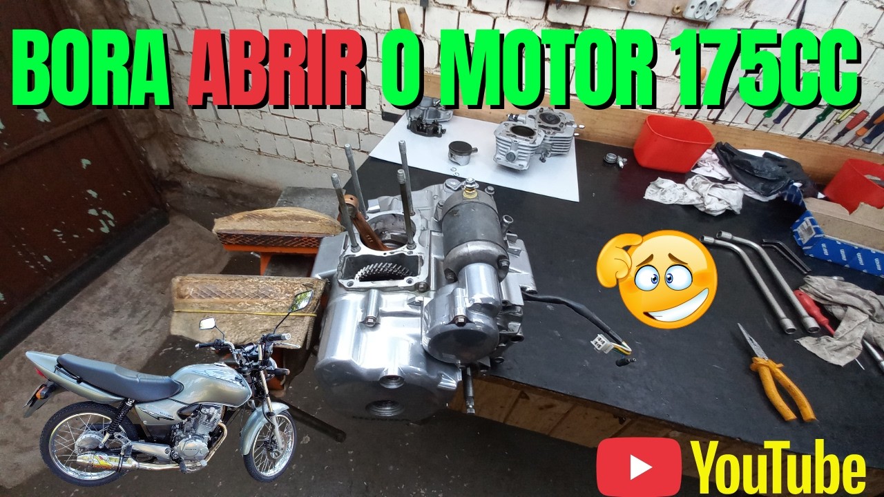 Abri o Motor da Titan 125/175cc - Veja o que era o problema 